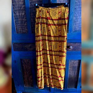 2 FOR $20 - Vintage 1990's Pier 1 Passports Midi Wrap Skirt - Like New